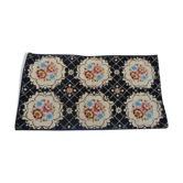 Carpet wool flowers 1940'70x140cm