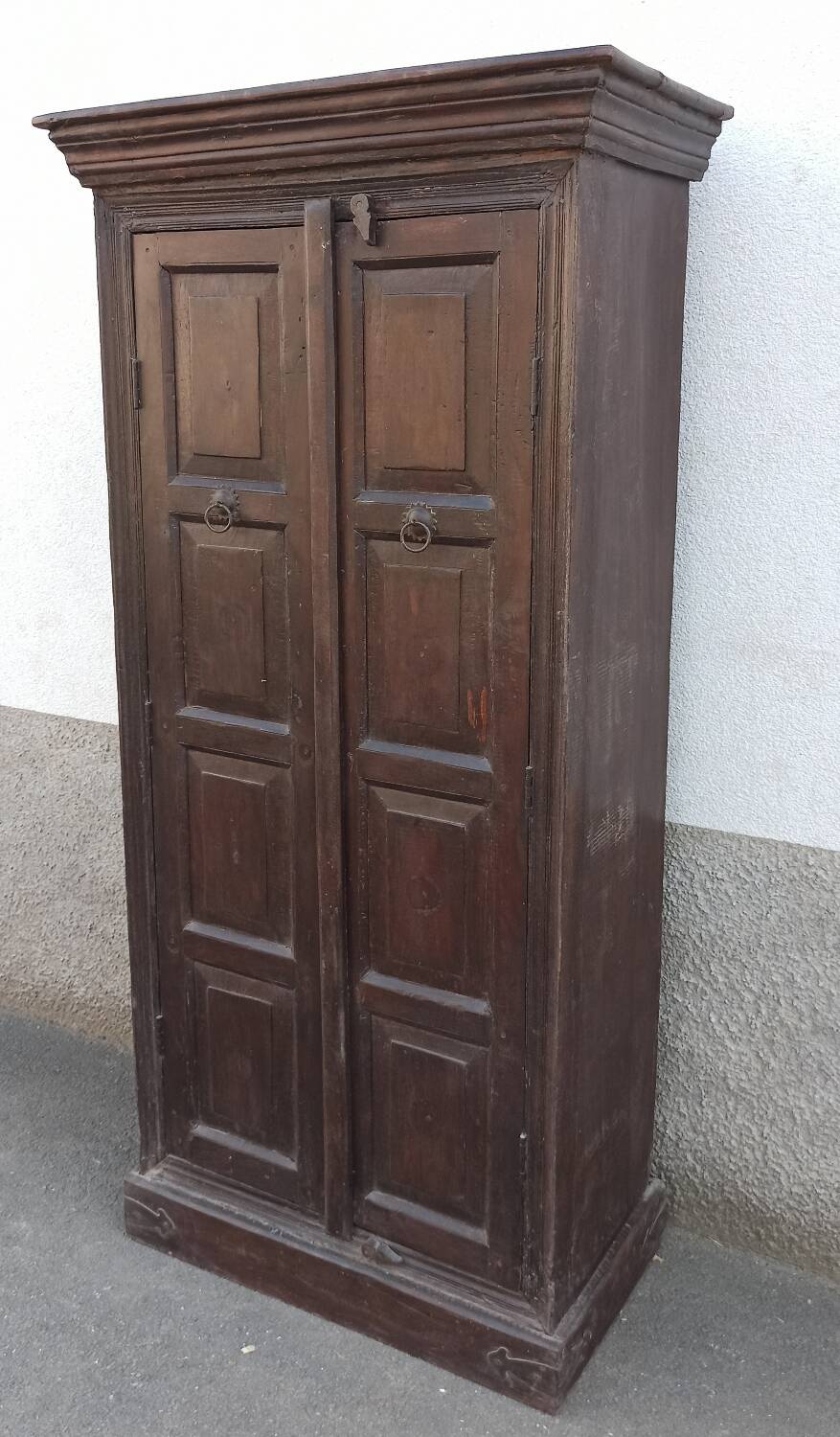 Old dark wooden cabinet