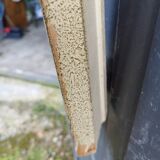 Old frame in gilded beige wood, 59x46 cm