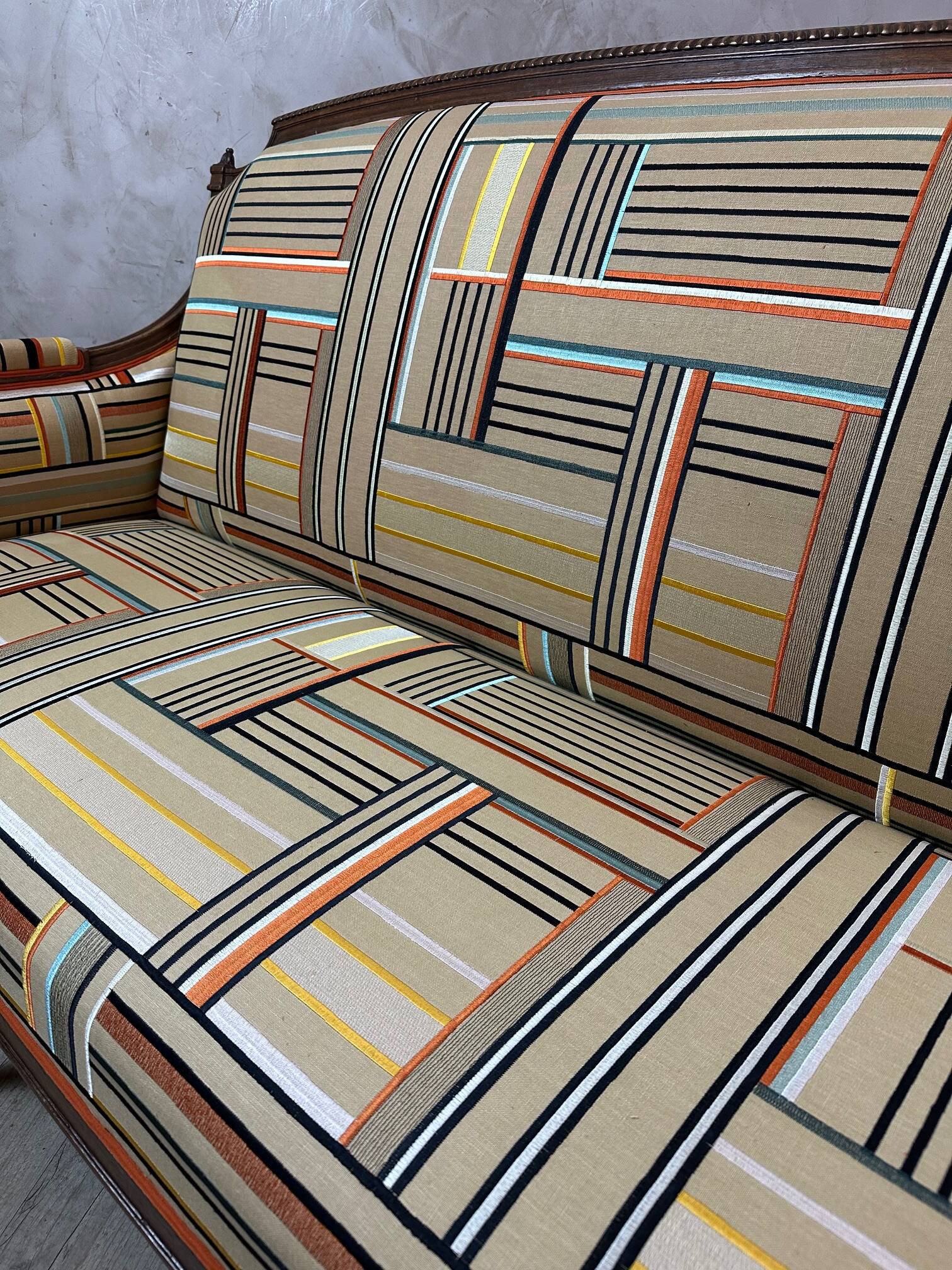 Louis XVI style sofa refurbished