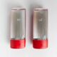 Set of 2 vintage wall sconces - Cometa 430 model by Disano Italy from the 1980s - red colour, postmodern Memphis look - original packaging, gift idea.