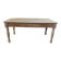 Grand bureau ancien en bois brut