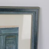 Watercolor 'The Bookstore' by Jean Desse, 1991