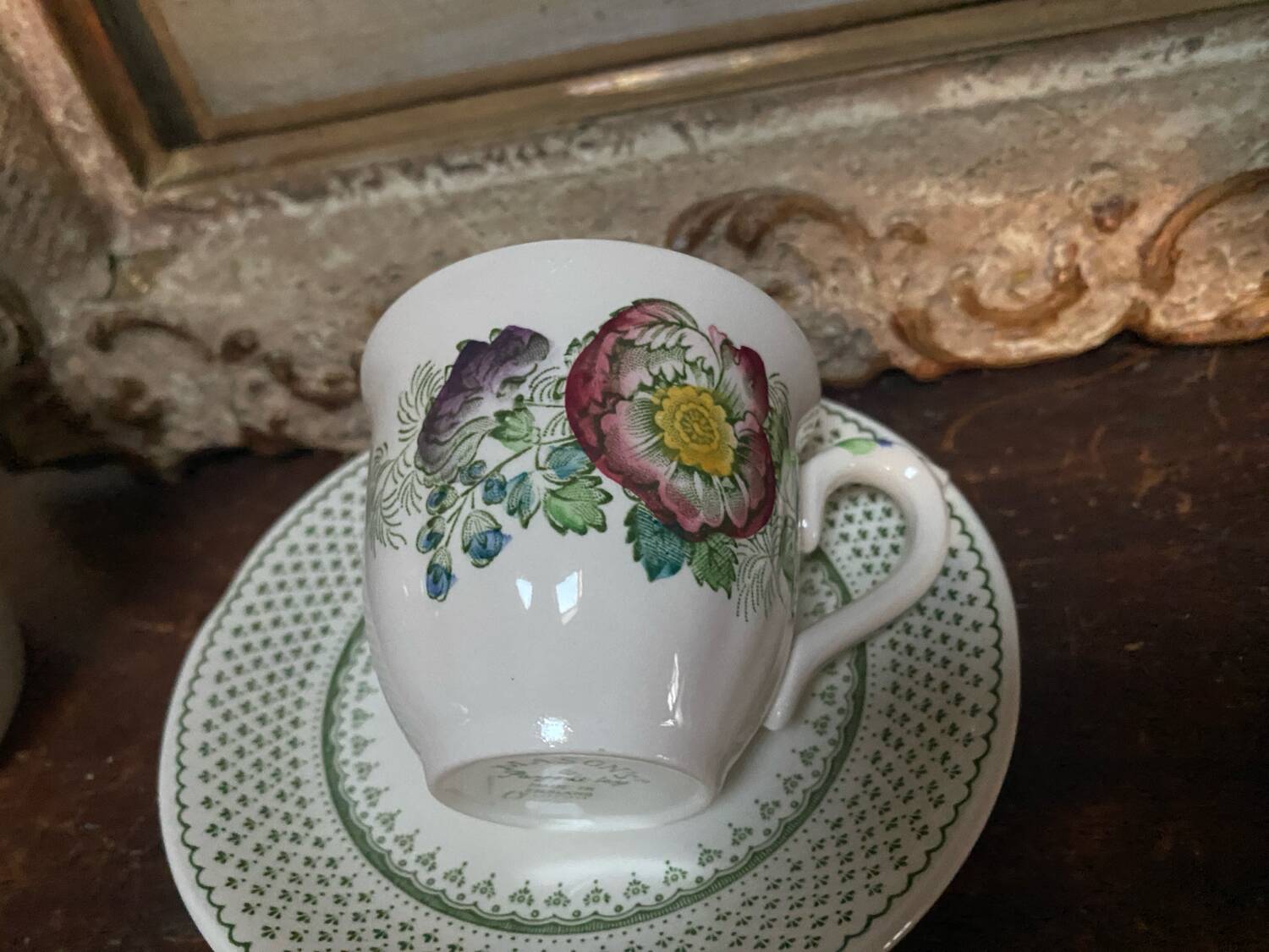 Mason's stamped ironstone mug