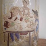 Enamelled cider depot decanter