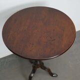 18th century Georgian wine table with reclining mahogany tray