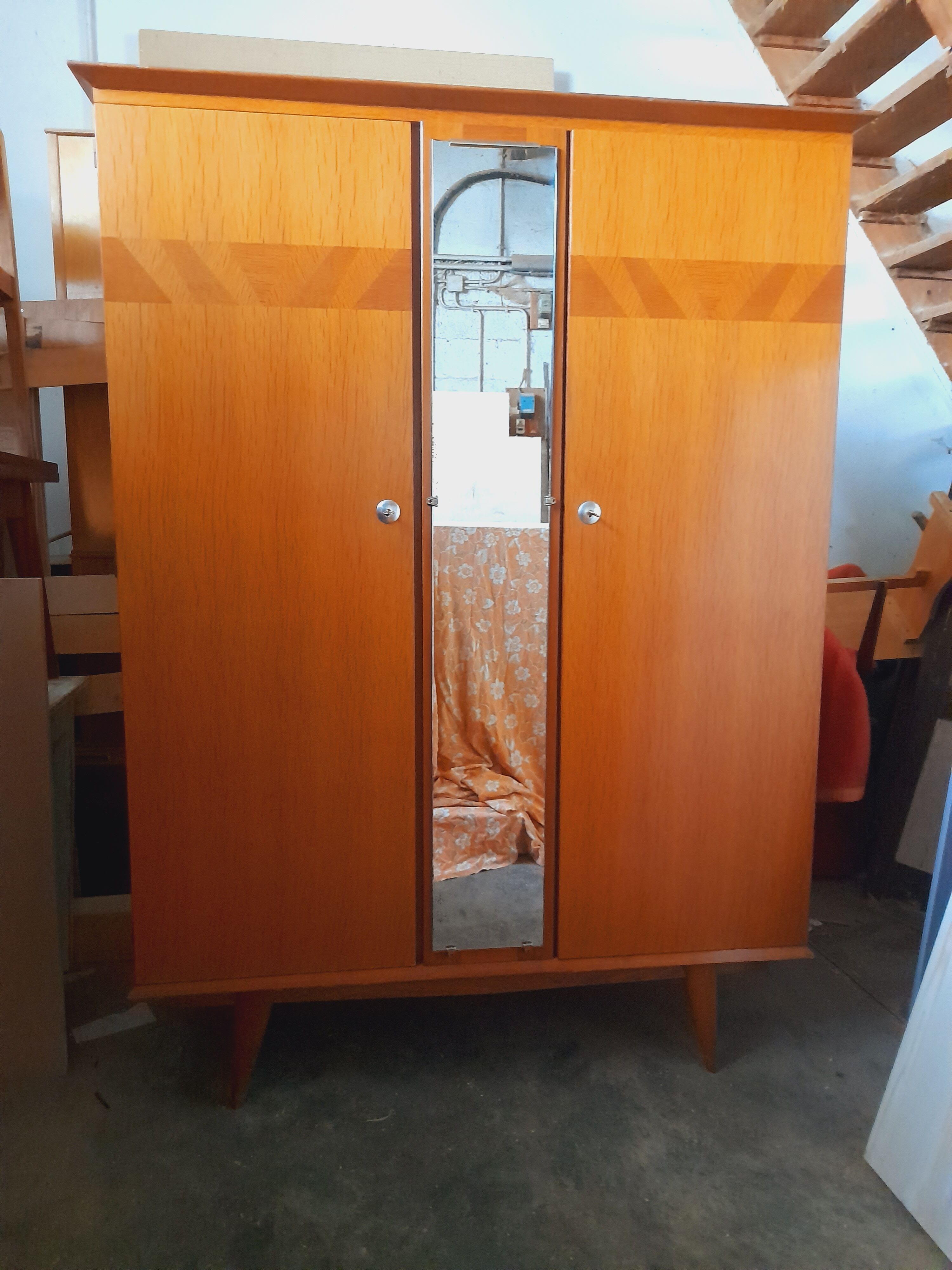 Vintage feet compass cabinet