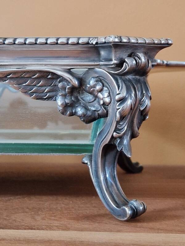 Christofle - Centrepiece or planter - In silvered bronze