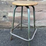 Vintage factory stool
