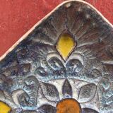 1960s earthenware pocket tray