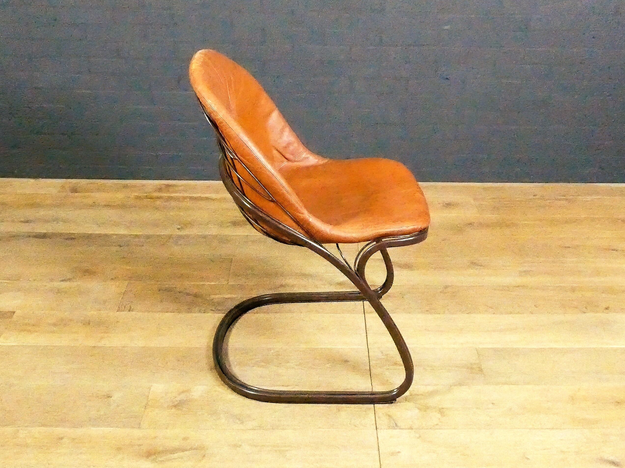 Set of 6 dining room chairs "Sabrina" by Gastone Rinaldi for Rima, 1970s