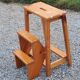 Escabeau en bois pliant 3 marches