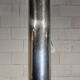 Vintage Space Age Chrome and Murano Glass Italian Pendant Lamp