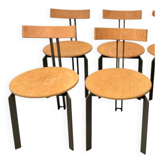 Martin Hasksteen, 4 chaises Zeta, Harvink 1980 Hollande