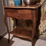 Side desk, Creative leisure table in varnished blond wood 1920