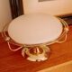 Vintage ceiling light Steinhauer with opal glass