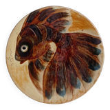 Dish decorated with fish Puigdemont 1960