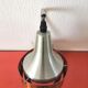 Wall lamp in aluminum and metal orange design 70s