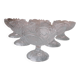 6 Arques crystal dessert bowls