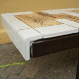 Vintage Ceramic Coffee Table by Roger Capron