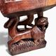 Pair of carved African armchairs