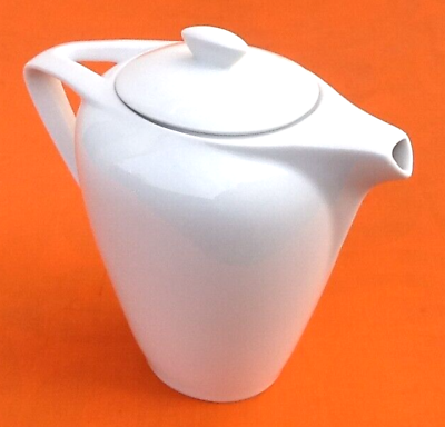 White porcelain coffee maker Seltmann Weiden Bavaria Bianca-Maria Germany