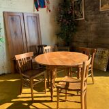 Duo of bistro chairs