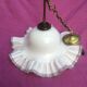 Opaline hanging lamp