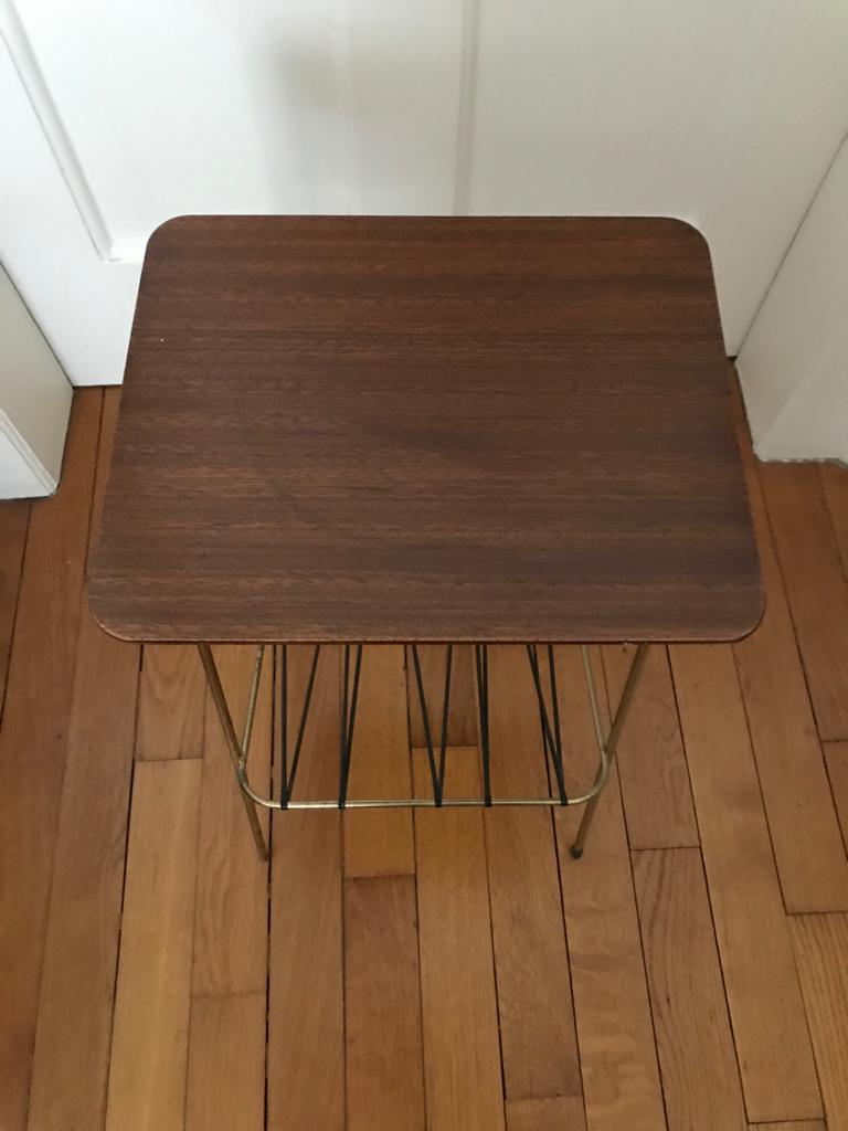 Small vintage table carries 60s review