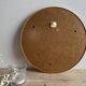 Vintage round gold mirror