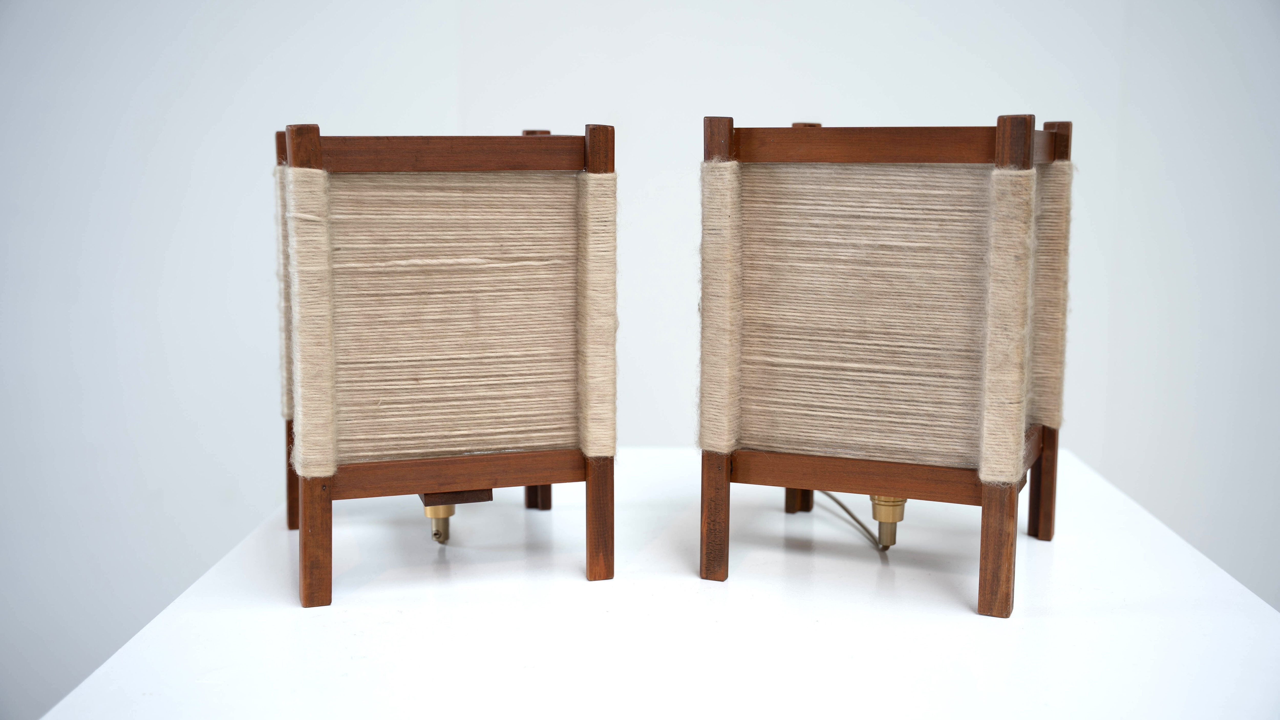 Set of two French table lamps