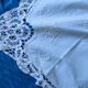 Nappe a the ou surnaple ancienne broderie richelieu