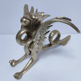 gold-plated chimera sculpture