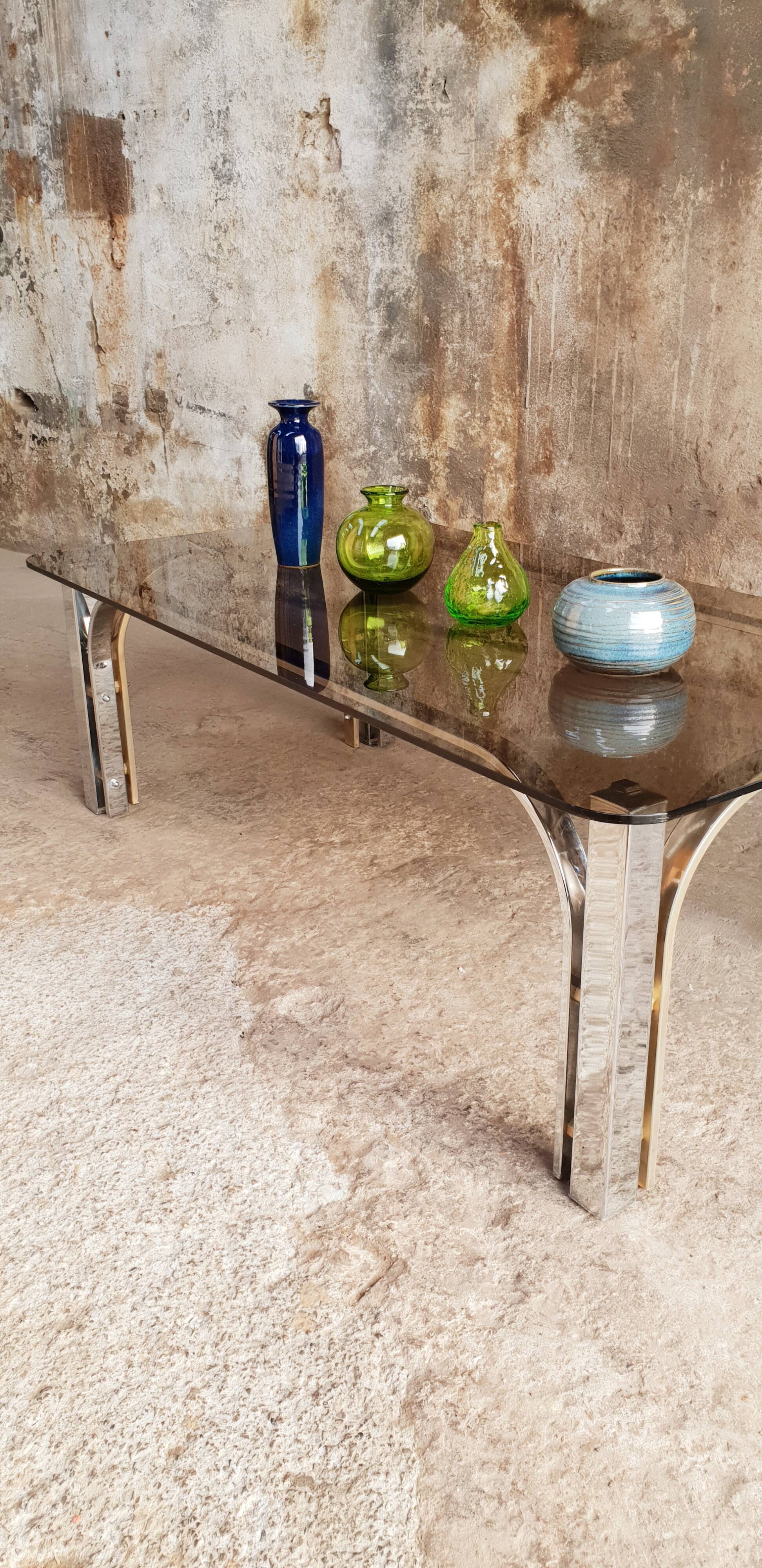 Table basse en verre