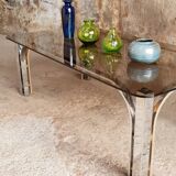 Glass coffee table