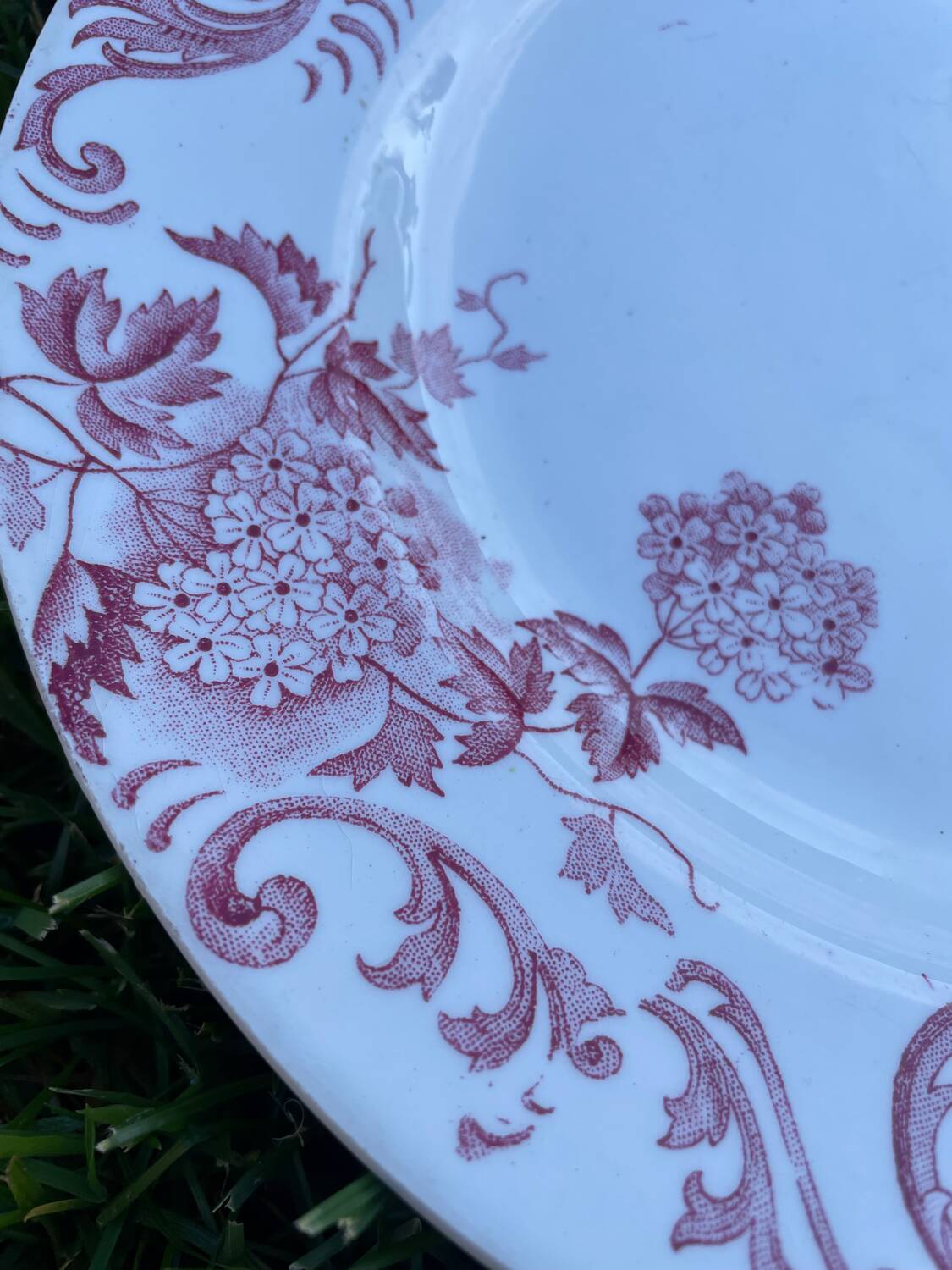 6 flat plates iron earth snowball St Amand