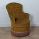 Velvet frog chair