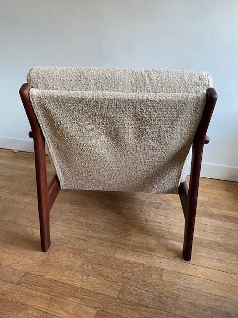 Scandinavian vintage teak armchair