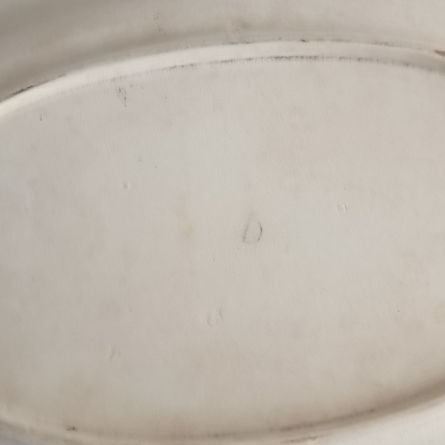 Large flat oval iron earth