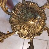 Lustre en bronze des années 1970 6 branches max 60w