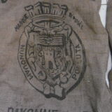 Jute bags printed old
