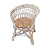 Child armchair in rattan