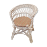 Child armchair in rattan