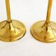 Pair of brass candlesticks