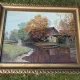 Vintage Autumn Landscape Oil Painting
