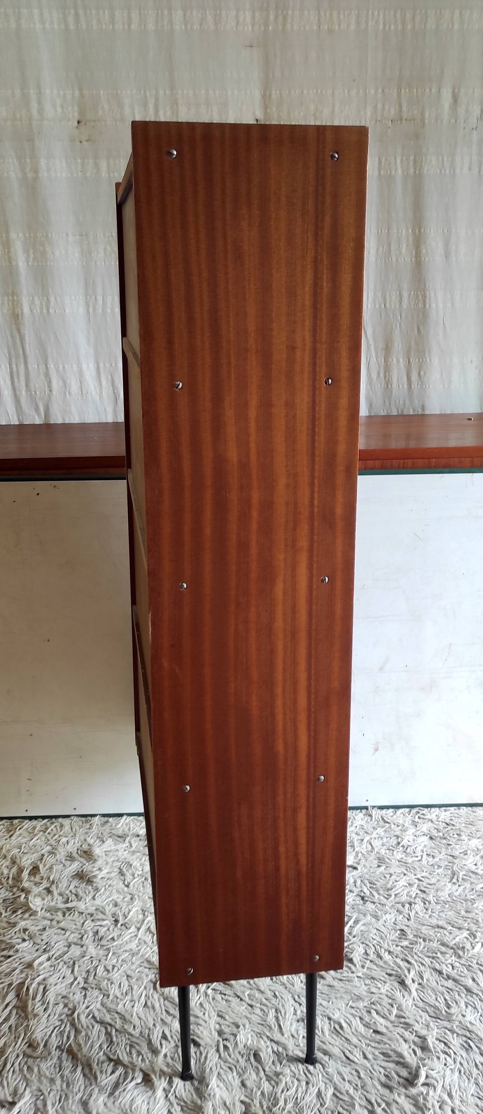 Modernist teak bookcase - 1960s