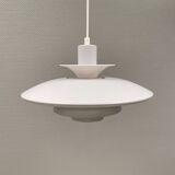 Classic Danish hanging lamp with multiple layers of shades by Lyskaer 1980s