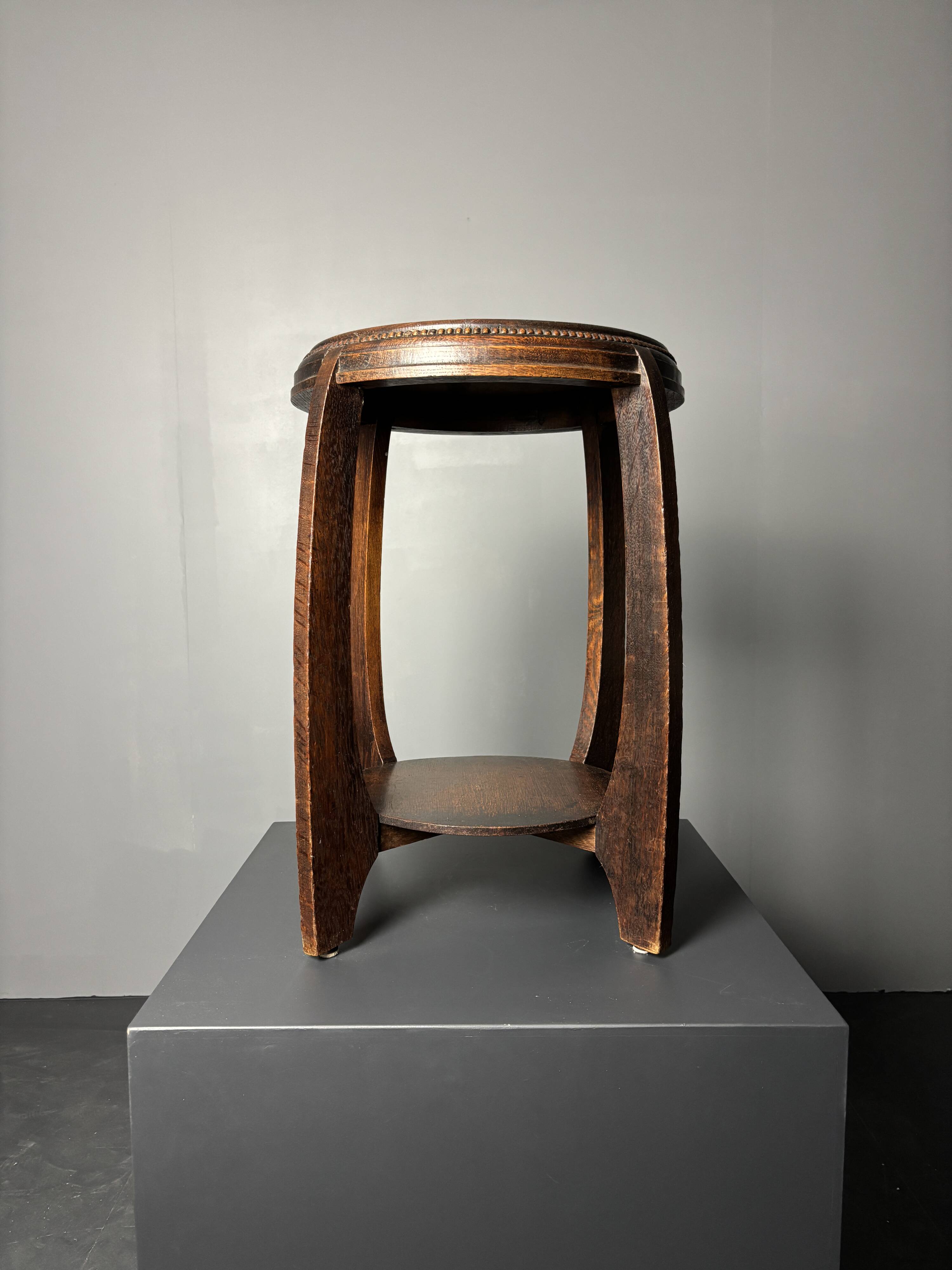 Dutch art deco Amsterdam school side table, 1930s