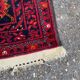 Bright red Bordeaux Persian rug 90x125cm