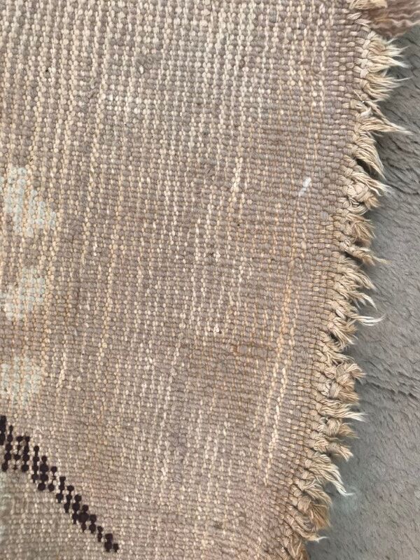Former carpet moroccan art deco made hand 138 x 200 cm